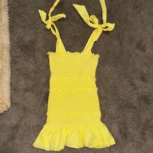 HELLO MOLLY YELLOW TIGHT DRESS